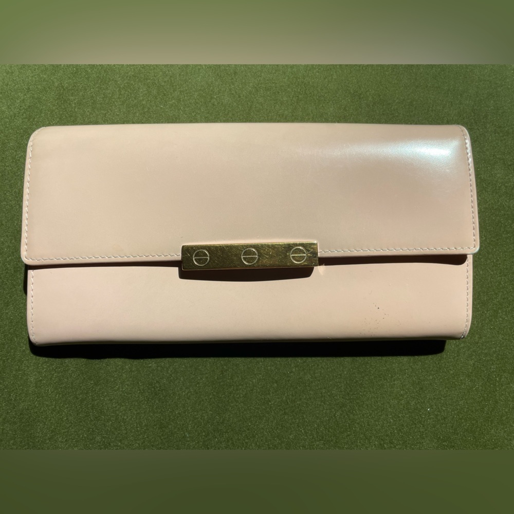HOST PICK Cartier Blush Pink Kisslock Love Collection Long Wallet